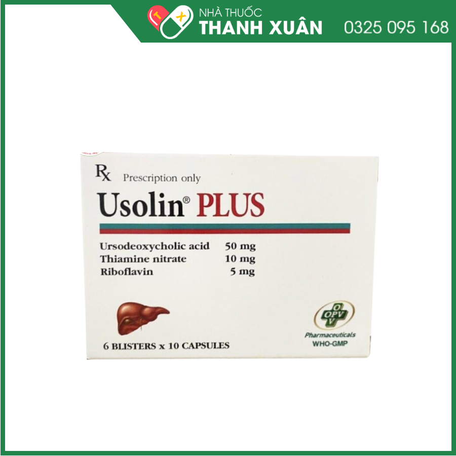 Usolin Plus hỗ trợ điều trị một số bệnh gan mãn tính